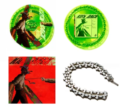 New Kenshi Yonezu KICK BACK Chainsaw Man Edition CD + Necklace JP Limited w/seal - Image 1 of 4
