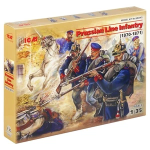 ICM 35012 Kit Modelo Plástico Escala 1:35 Línea Prusiana Infantería - Kit Modelado - Imagen 1 de 11