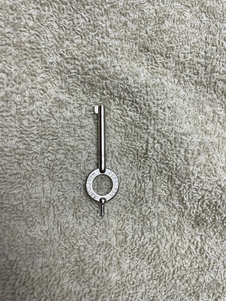 Handcuff Key Universal Hand Cuff edc tactical emergency prep police peerless mil