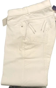 Reithose weiß Gr. 40 Silikon-Vollbesatz NEU unbenutzt - Bild 1 von 3