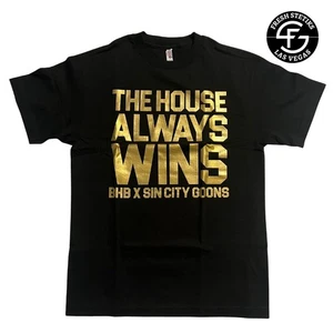 Camiseta para hombre NHL Hockey VGK Vegas Golden Knights Sin City negra mediana - Imagen 1 de 3