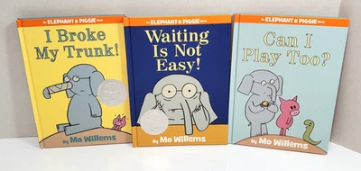Elephant and Piggie Hardcover Picture Books Mo Williams Early Reader Lot of 3 Foto 1 de 4