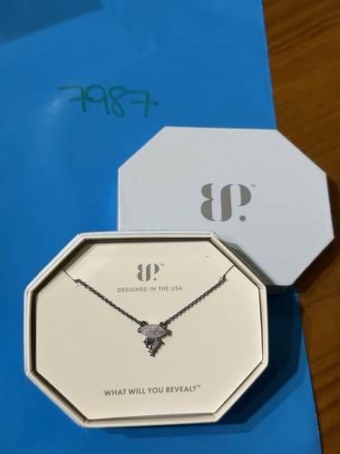 VETEMENTS Collana Bomb Party nuova con scatola RBP5931 perfetta corrispondenza LC bianco ghiaccio cristallo ematite pl