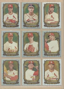 2024 Topps Allen & Ginter Hot Box Rainbow Foil CARDINALS Base Team Set of (9) - Bild 1 von 2