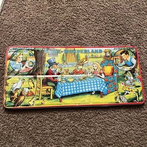 Vintage Alice in Wonderland Tin Litho Watercolor Paint Set Page of London - Picture 1 of 6