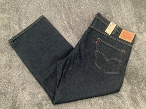 Levi's Western Fit Cowboy Jeans Men Stretch Dark Wash TAG 46x29 Measure 46x28 - Picture 1 of 13