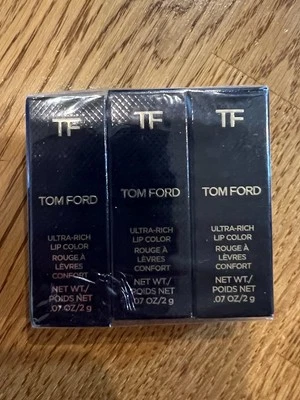 Tom Ford Ultra-Rich Lip Color 04 Zoe - Pack of 3 - .07oz/2g NWB  - Image 1 of 3