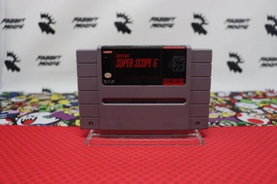 Super Scope 6 SNES Super Nintendo Cartridge Shooter Light Gun Classic - Image 1 of 4