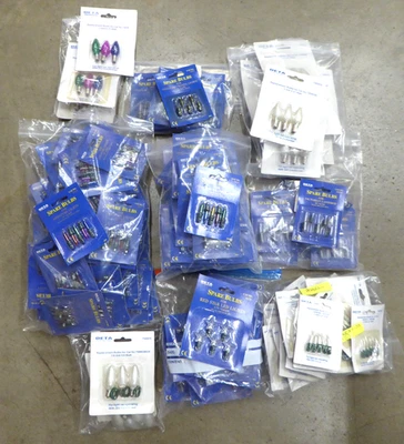 Spare Festive String Christmas Light Bulbs Coloured Clear Pearl Replacement - Image 1 of 4