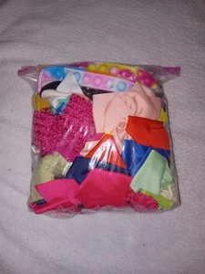 girls head bows accessories lot kids babies clips variety good condition - Picture 1 of 4