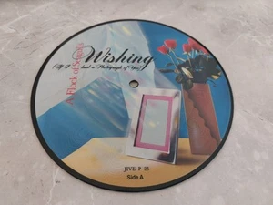 A Flock Of Seagulls – Wishing .... 7" PICTURE DISC SINGLE 1982 EXCELLENT - Picture 1 of 2