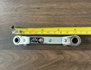Vintage MAC ROW0810 Offset Spezialeinsätze 12 Pt Ring-Maulschlüssel, 1/4 Zoll x 5/16 Zoll x 4-1/4 Zoll, sehr guter Zustand - Bild 1 von 6