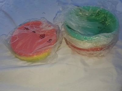 Tupperware Impressions Cereal Bowls New Set of 4 Microwave Reheatable  - Image 1 of 4