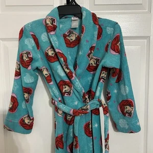 Disney Little Mermaid Robe Girls L 10/12 - Picture 1 of 6