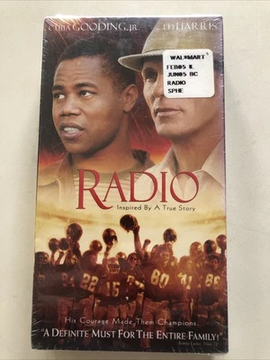 New! 2004 Radio VHS Movie Columbia Tristar Sealed Ed Harris Cuba Gooding Footbal - Image 1 of 2