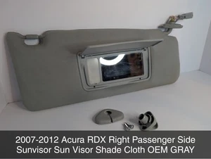Parasol lateral del pasajero derecho Acura RDX 2007-2012 fabricante de equipos originales parasol tela gris - Imagen 1 de 5
