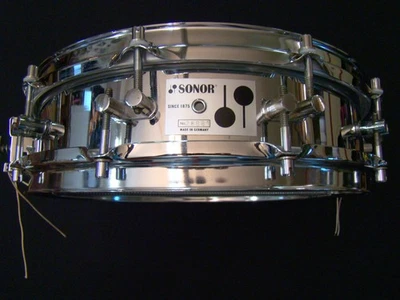SONOR Snare D-420 14" x 4" Piccolo Ferromangan Original Signature Phonic Lite - Bild 1 von 4