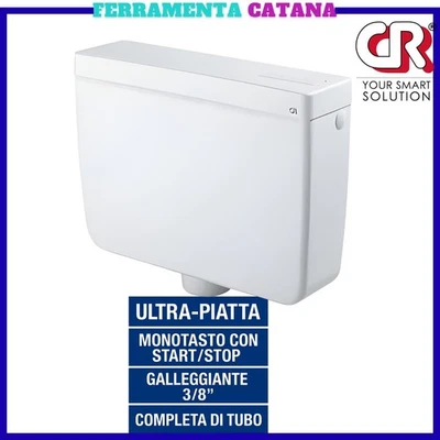 cassetta scarico per wc esterna risciacquo sciacquone vaschetta da bagno a zaino - Immagine 1 di 3