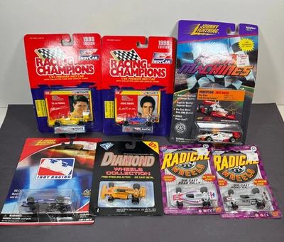 Lote de carros fundidos vintage Racing Champions Johnny Lightning Diamond Wheels 1:64 - Imagem 1 de 4