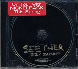 Seether-Breakdown-Wind Up WUJC 20203-Vintage 2008 DJ CD Single-Hype Sticker-NM!! - Imagen 1 de 2
