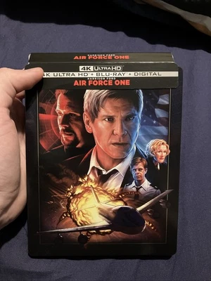Air Force One (4K Ultra HD + Blu-ray) STEELBOOK Region Free Harrison Ford - Image 1 of 4