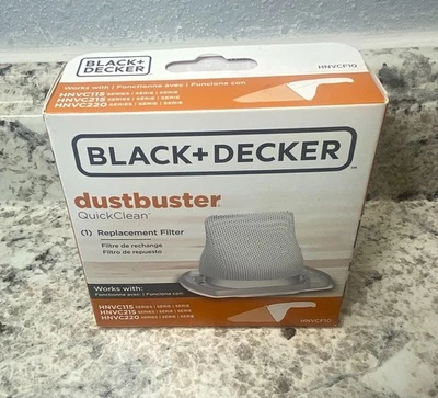 BLACK+DECKER Dustbuster Replacement Filter HNVCF10 HNVC115 HNVC215 Hnvc220 - Image 1 of 4