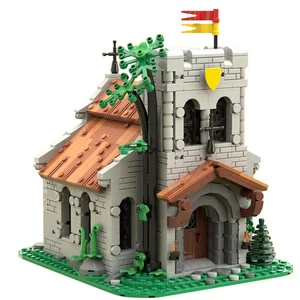 MOC LION King's Church Modular Building Blocks For 10305 Castle Expansion - Picture 1 of 6
