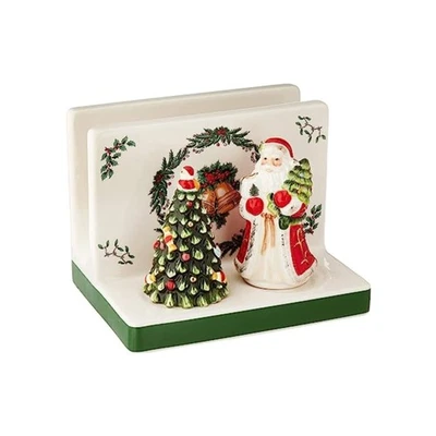 Soporte para servilletas Spode árbol de Navidad con juego de sal y pimienta Foto 1 de 4