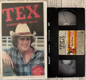 TEX VHS Walt Disney Matt Dillon Jim Metzler Meg Tilly Emilio Estevez Ben Johnson - Foto 1 di 2