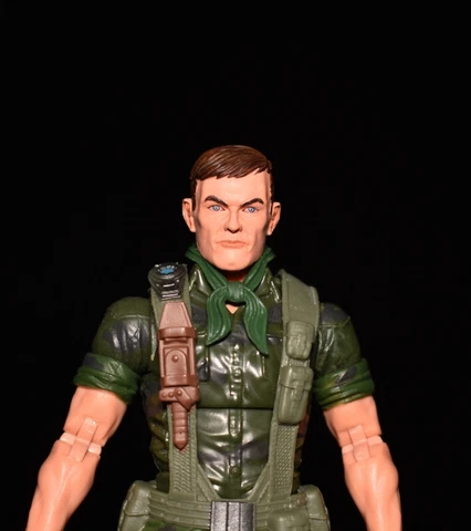 GI Joe Classified Series  Falcon painted custom head Cover
