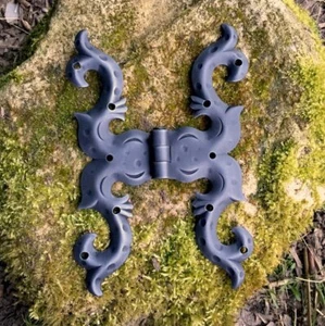 Bisagra de mariposa, bisagras antiguas, bisagras de pecho, cintas de mesa antiguas - Imagen 1 de 5