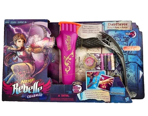 Nerf Rebelle Charmed EverFierce Bow with 4 Darts & Special Charm Bracelet - NEW - Picture 1 of 9