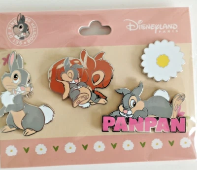 Bambi Thumper Disney Land Paris Dlrp Dlp LE 3000 2022 Booster Set 4 Pines Foto 1 de 4