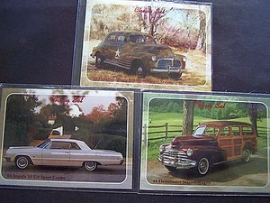Tre carte collezionabili THE HEARTBEAT OF AMERICA Chevy Set - Foto 1 di 7