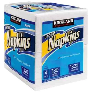 Kirkland Signature Napkins 4x330 sheets Kirkland Signature 1 Ply Luncheon Napki - Picture 1 of 1