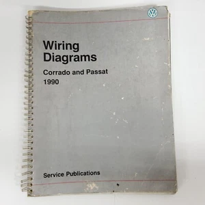 1990 VW Corrado Passat Factory Original Electrical Wiring Diagrams Manual - Picture 1 of 10