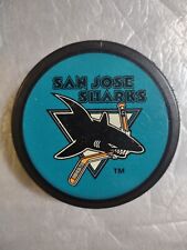 San Jose Sharks Nhl Vintage Hockey Puck - Inglasco Made In Canada