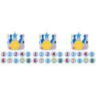 3 Sets  Child Birthday Crown Hat Toddler Birthday Photo Prop Hat With Numbers