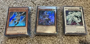 *** 100 YUGIOH CARDS *** MIXED NO DUPLICATES LOT! W/ 20 RARES AND HOLOS - Picture 1 of 4
