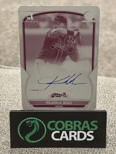 Cade Kuehler 2023 Bowman Draft Chrome Auto Printing Plate Braves #CDA-CK magenta