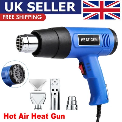 2000W Professional Hot Air Heat Gun Variable Temperature Paint Stripper 4Nozzle - Image 1 of 4