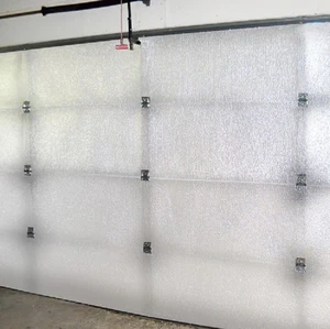 Reflective White Single Car Garage Door Insulation Foam Core Kit 9w x 7h 21inch - Picture 1 of 5