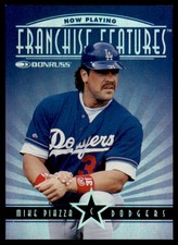 1997 DONRUSS FRANCHISE FEATURES MIKE PIAZZA/MIKE SWEENEY 1213/3000 LOS ANGELES