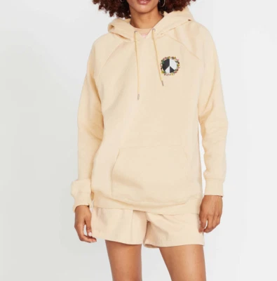 Sudadera con capucha VOLCOM TRULY STOKED BF para mujer - avellana - pequeña - nueva con etiquetas - última Foto 1 de 2