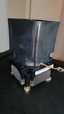 CPU Fan Shroud/4-pin CPU Fan/Heatsink/Backplate Combo for Socket LGA775 - Image 1 of 4