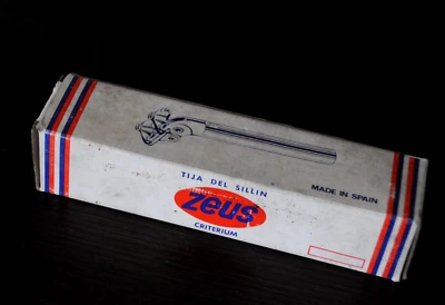 Seltene NOS Zeus Criterium Sattelstütze, 27 mm Durchmesser / seatpost vintage - Bild 1 von 4