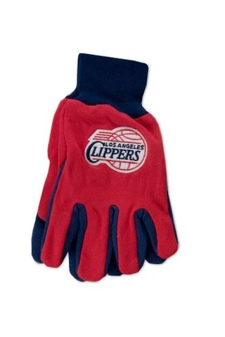 NBA Los Angeles Clippers Two-Tone Gloves, Red/Black Small Cover