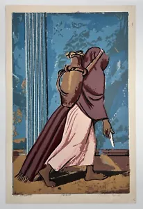 Millard Sheets Signed Numbered Original Lithograph The Spinner - Picture 1 of 9
