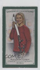 2016 Upper Deck Goodwin Champions Cloth Minis Lady Luck Back /25 Khatuna Lorig