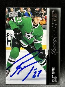 2021-22 Upper Deck Young Guns #713 Riley Tufte AUTOGRAPH AUTO STARS AVALANCHE
